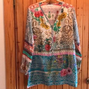 Johnny Was Silk Tunic